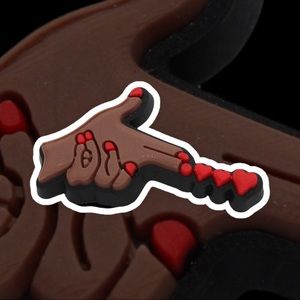 Melanin Hearts Croc Charms Jibbitz